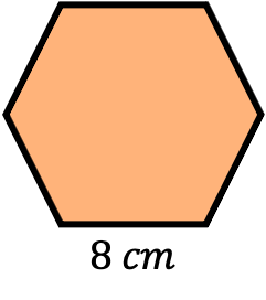 ejemplo del perimetro de un hexagono