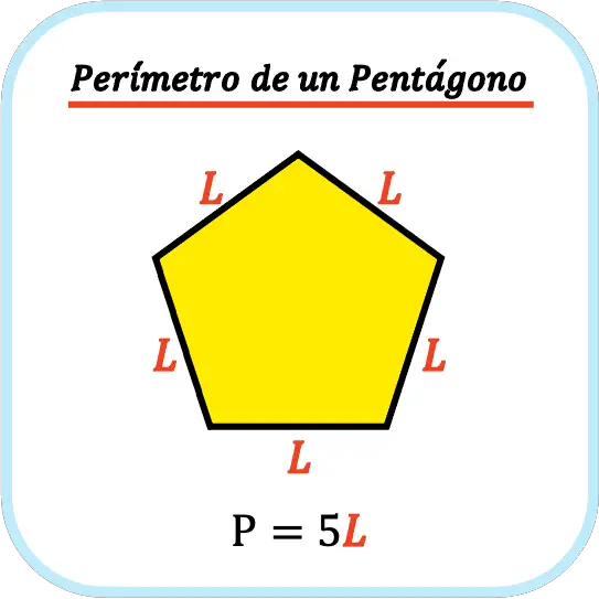 perimetro de un pentagono