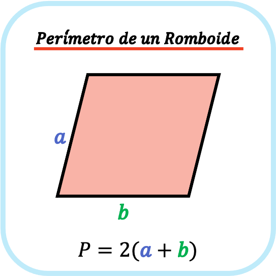 perimetro de un romboide