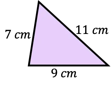 ejemplo resuelto del perímetro de un triangulo