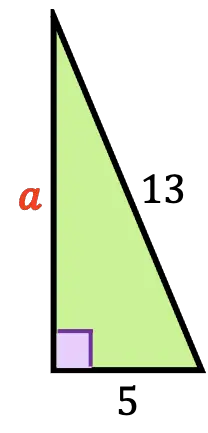ejercicio resuelto del area de un triangulo rectangulo