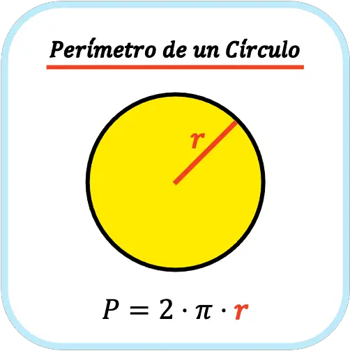 perimetro de un circulo