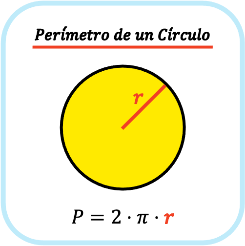 perímetro de un círculo