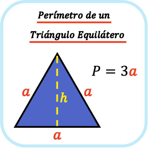 perimetro de un triangulo equilatero
