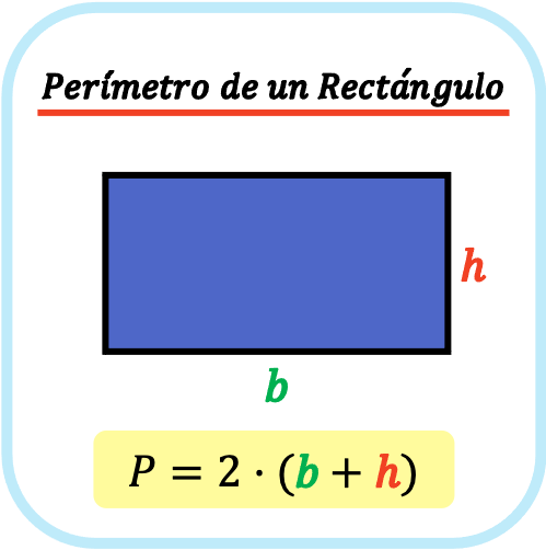 perímetro de un rectángulo