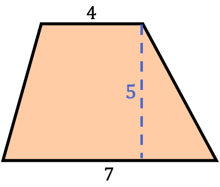 ejemplo del area de un trapecio escaleno
