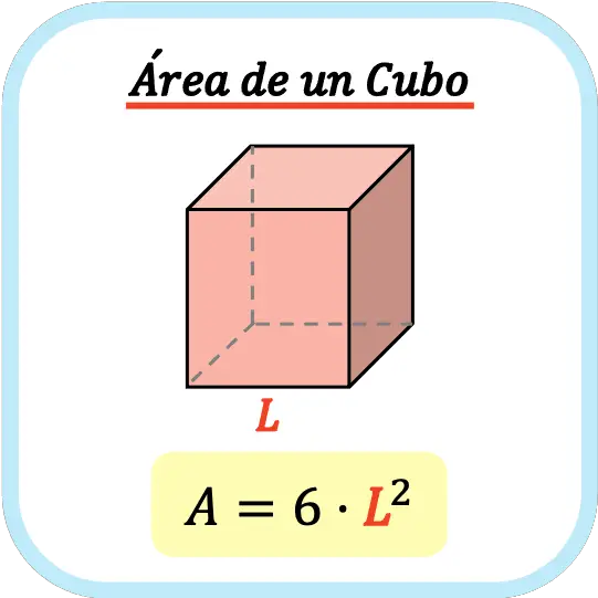 area de un cubo