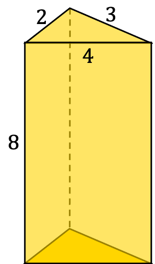 ejemplo de prisma triangular irregular