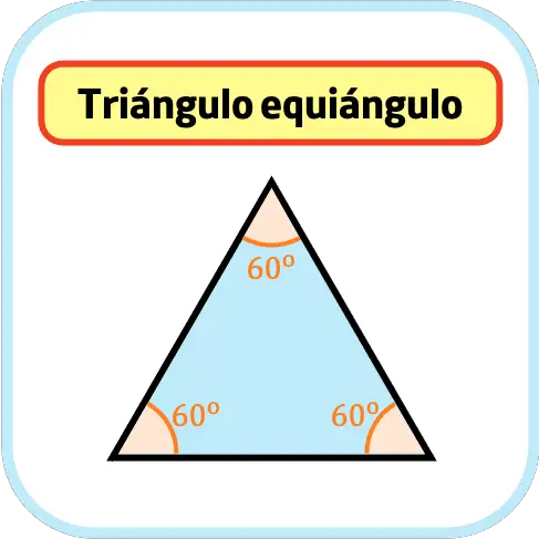triángulo equiángulo