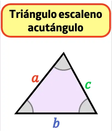 Triángulo escaleno acutángulo