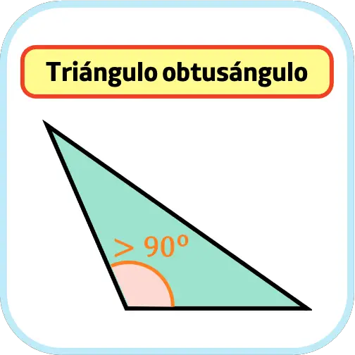 triángulo obtusángulo